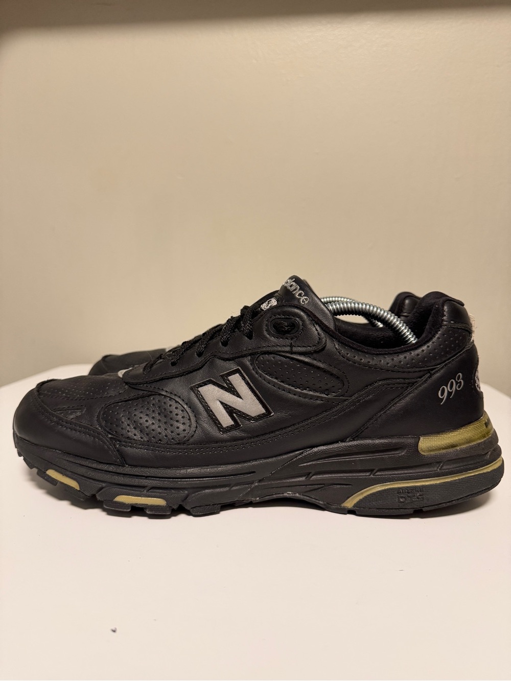 New Balance 993 Black Leather Heritage Collection MR993LBK Men’s US 10 D